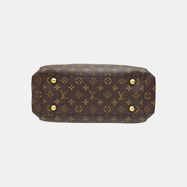 MONTAIGNE Monogram Coated Canvas Brown