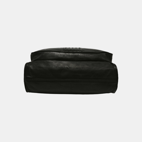 Calfskin Top Handle Bag Black