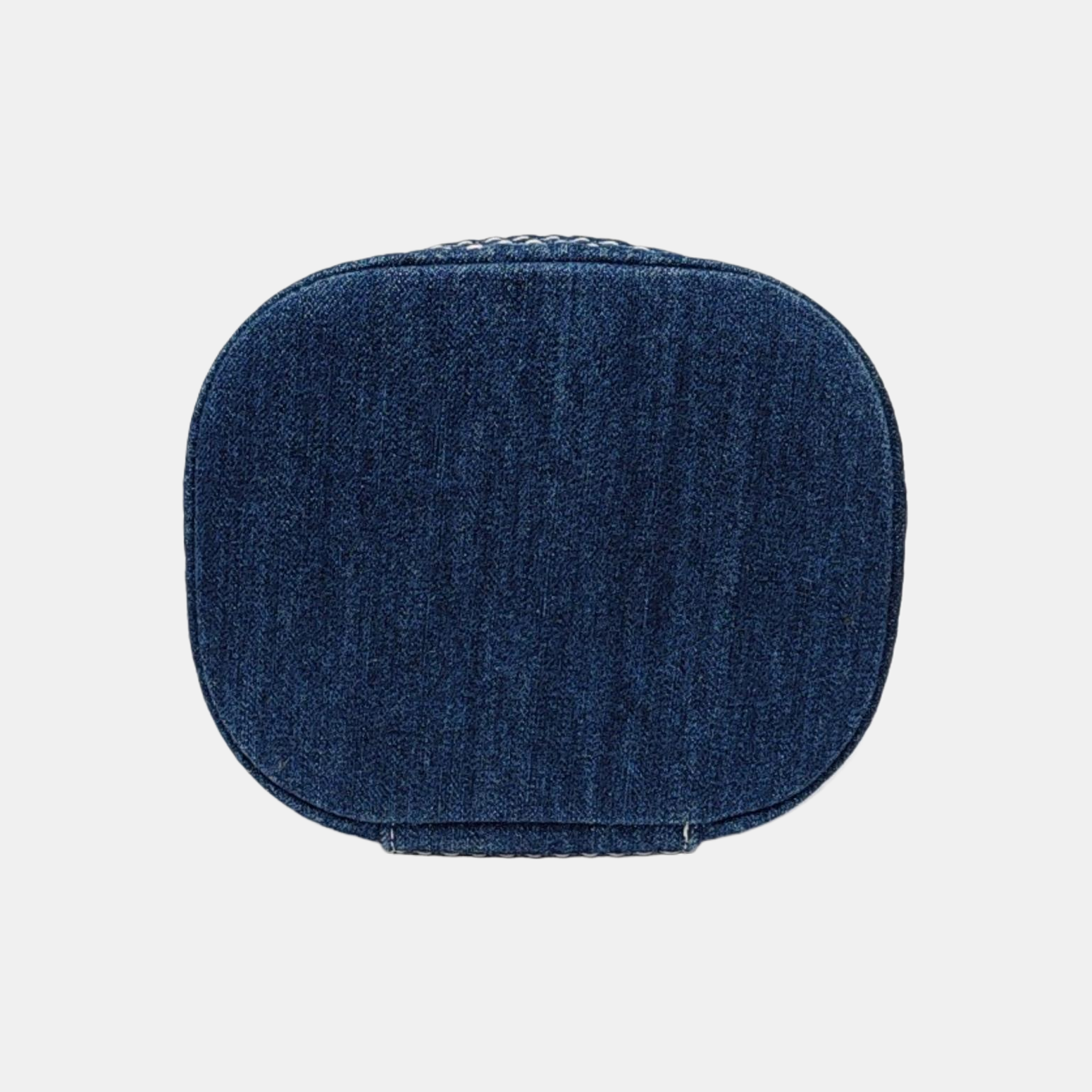 VINTAGE COSMETIC BAGS Quilted Denim Blue