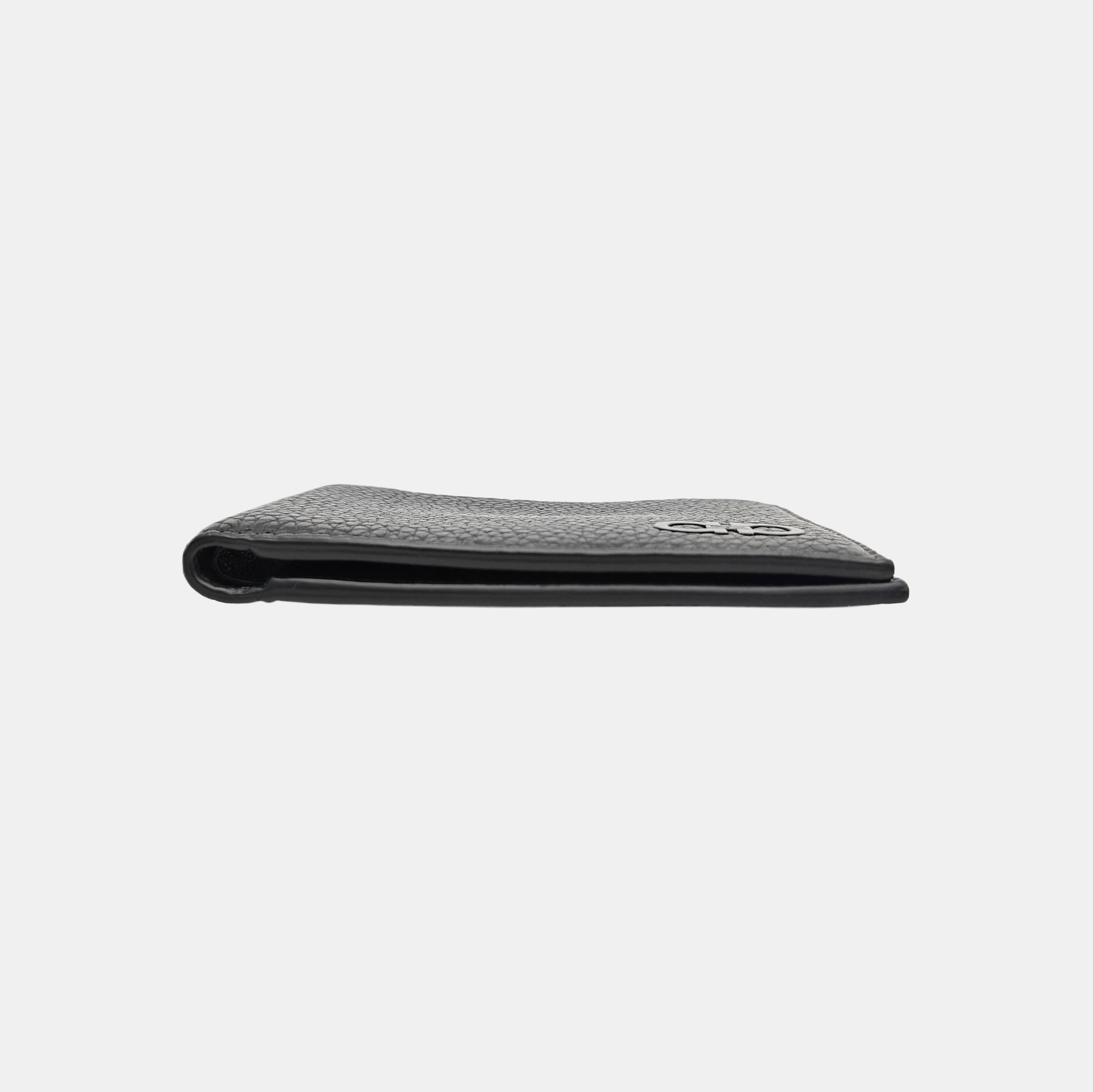 Gancini Calfskin Black Wallet