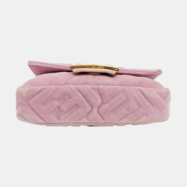 Authenticated pre-owned  Baguette Mini Fabric Pink - Shoulder Bag at Looply