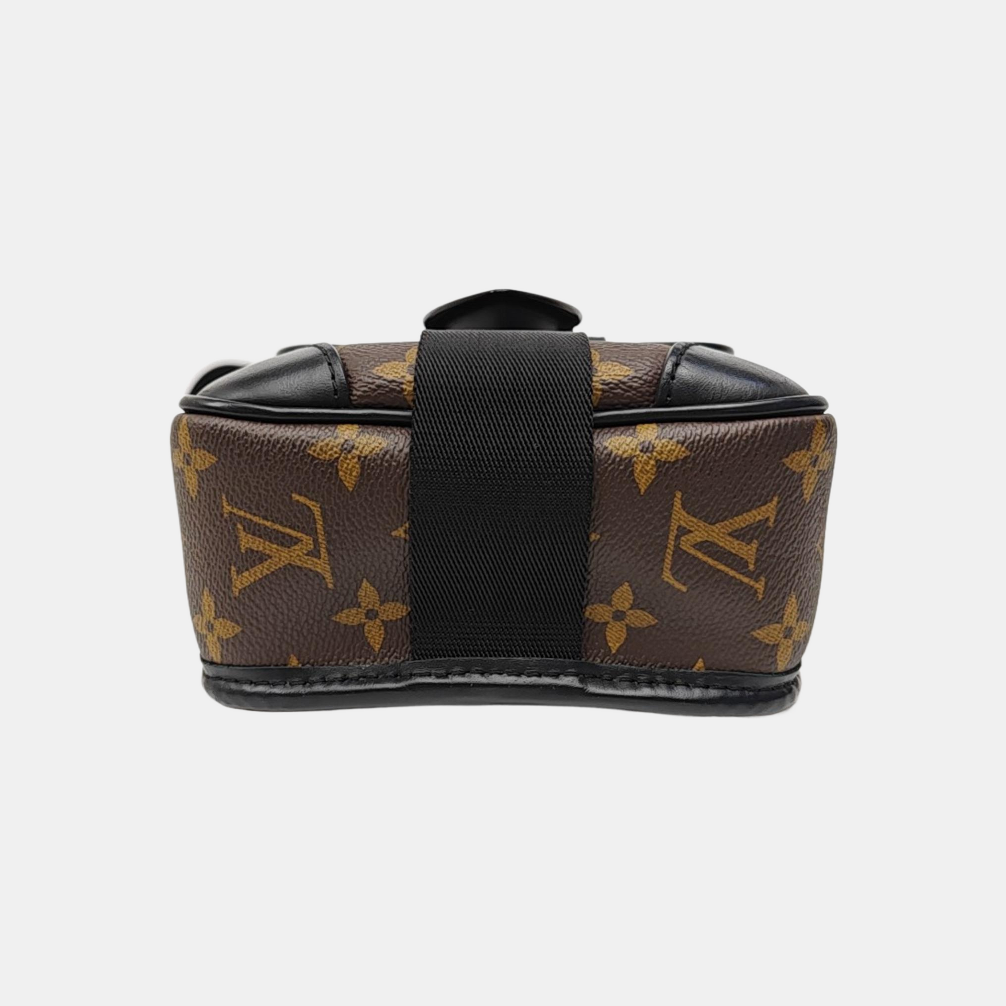 S LOCK PM Monogram Coated Canvas Brown