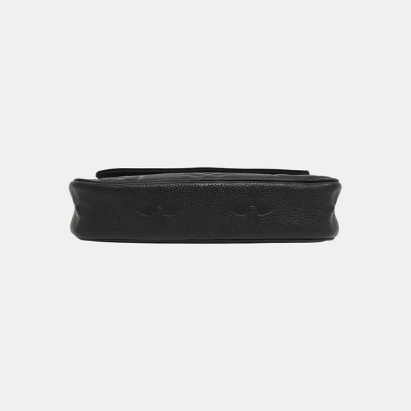 IVY Monogram Calfskin Black