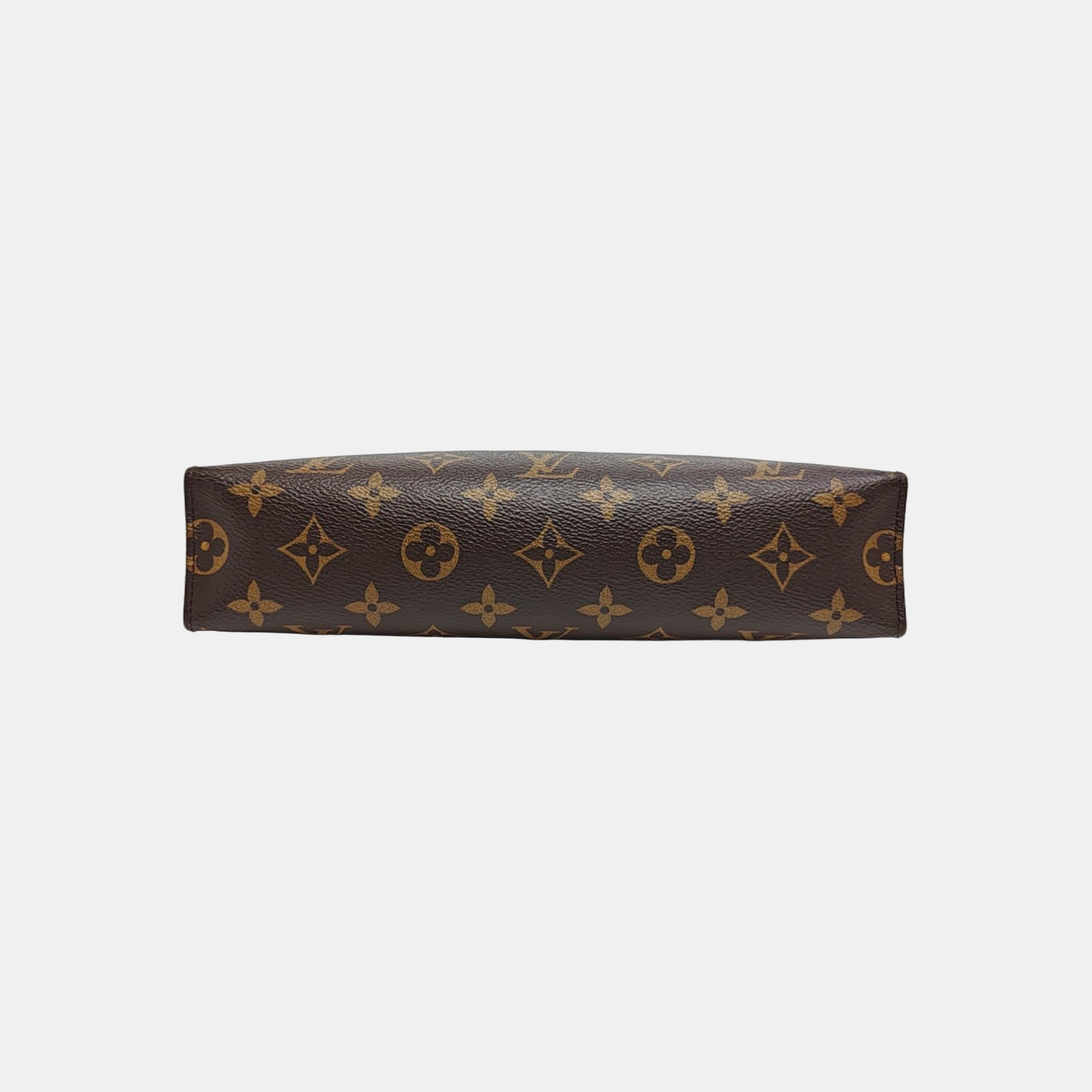 TOILET POCKET 26 Monogram Coated Canvas Brown
