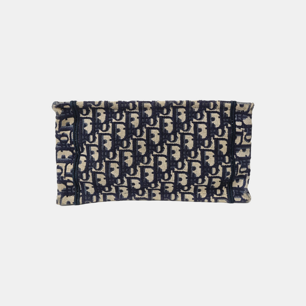 Book Tote Small Oblique Canvas Blue