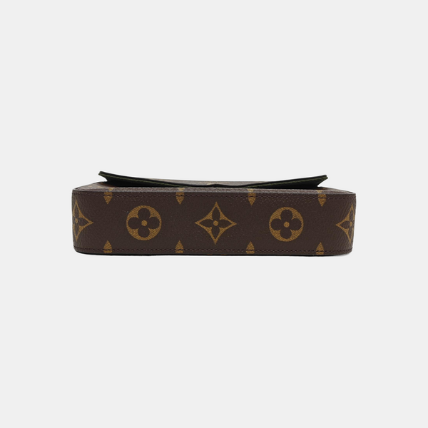 FÉLICIE Monogram Coated Canvas Brown