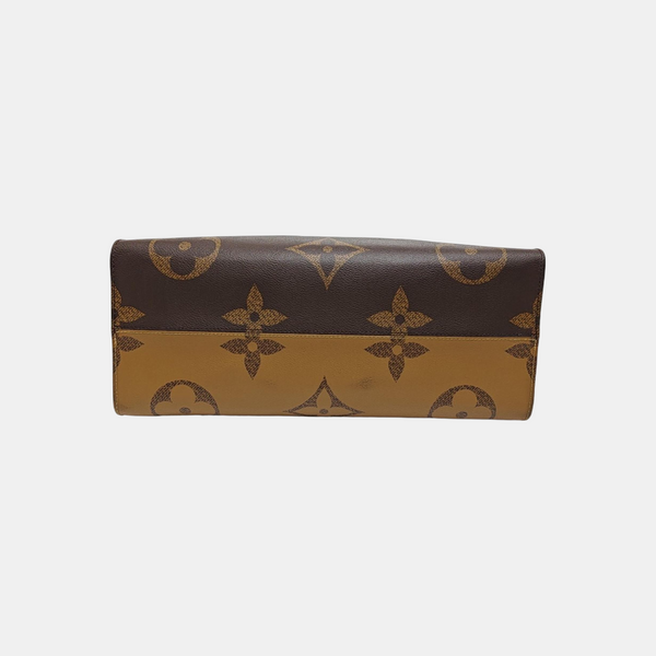 ONTHEGO GM Monogram Coated Canvas Brown