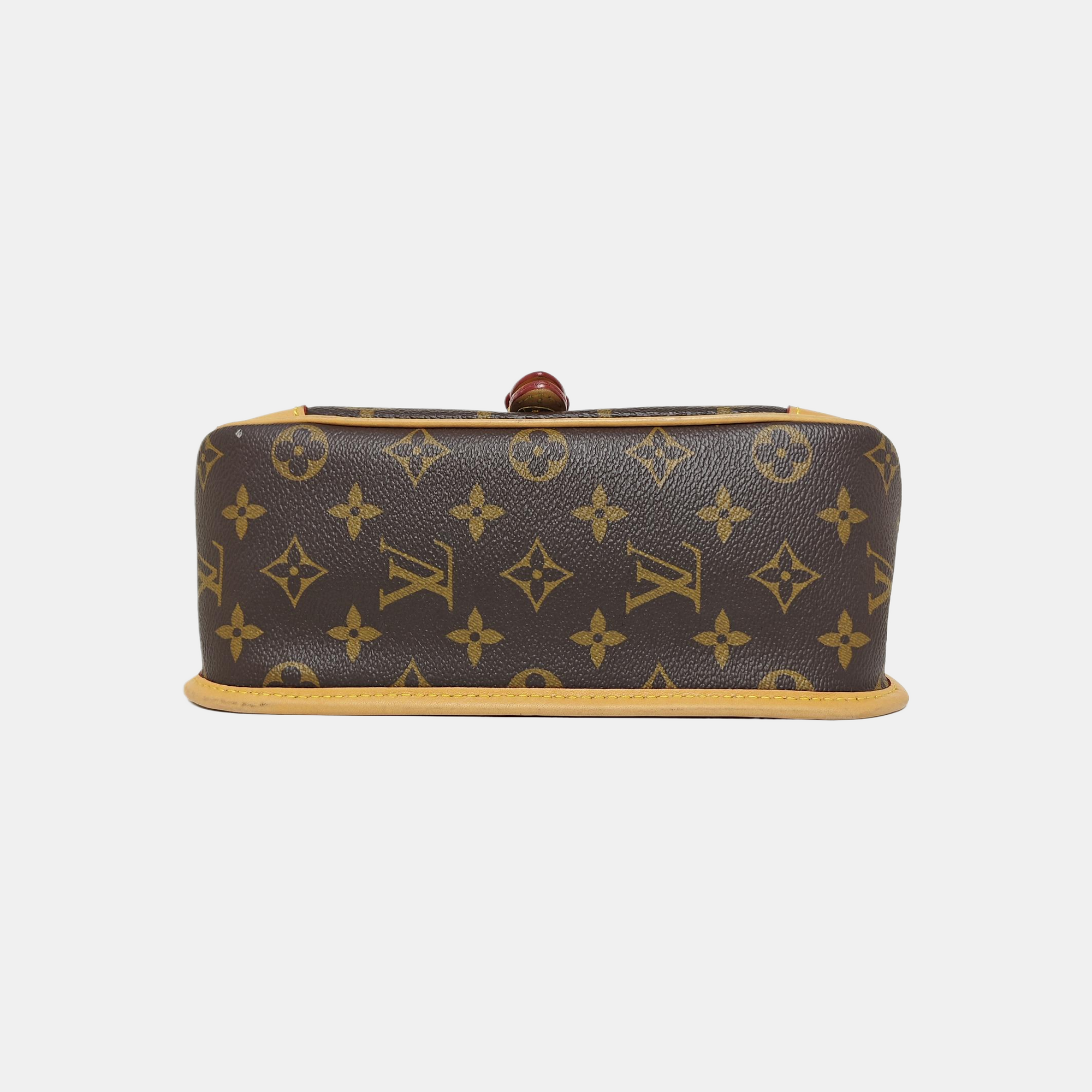 DIANE Monogram Coated Canvas Brown