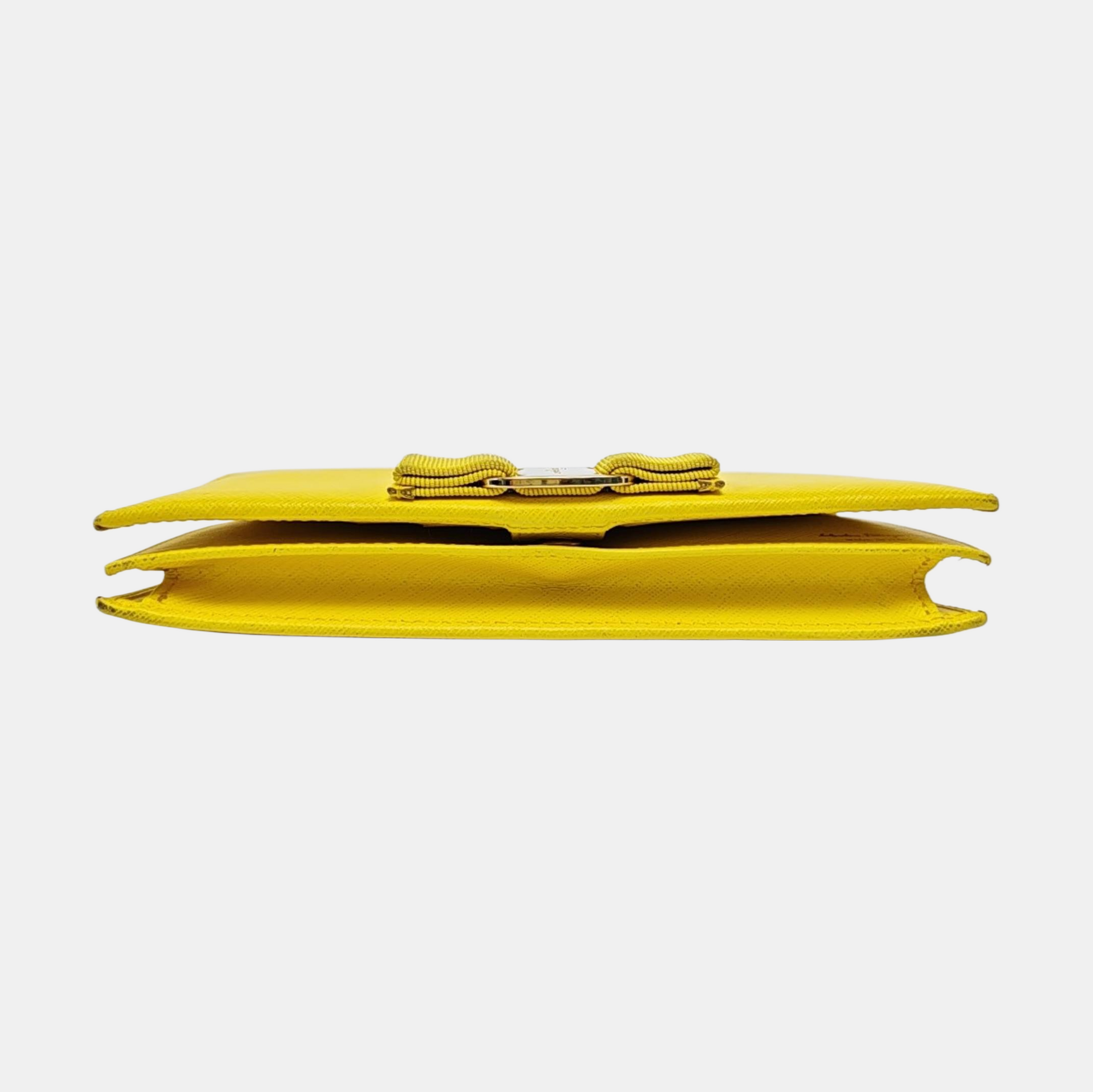 Ginny Calfskin Yellow