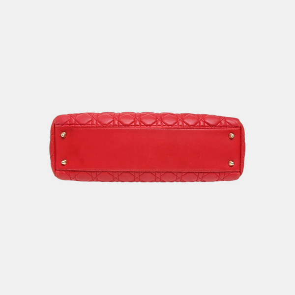 Dior Soft Cannage Lambskin Red