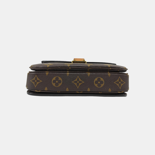 MÉTIS EAST WEST Monogram Coated Canvas Brown