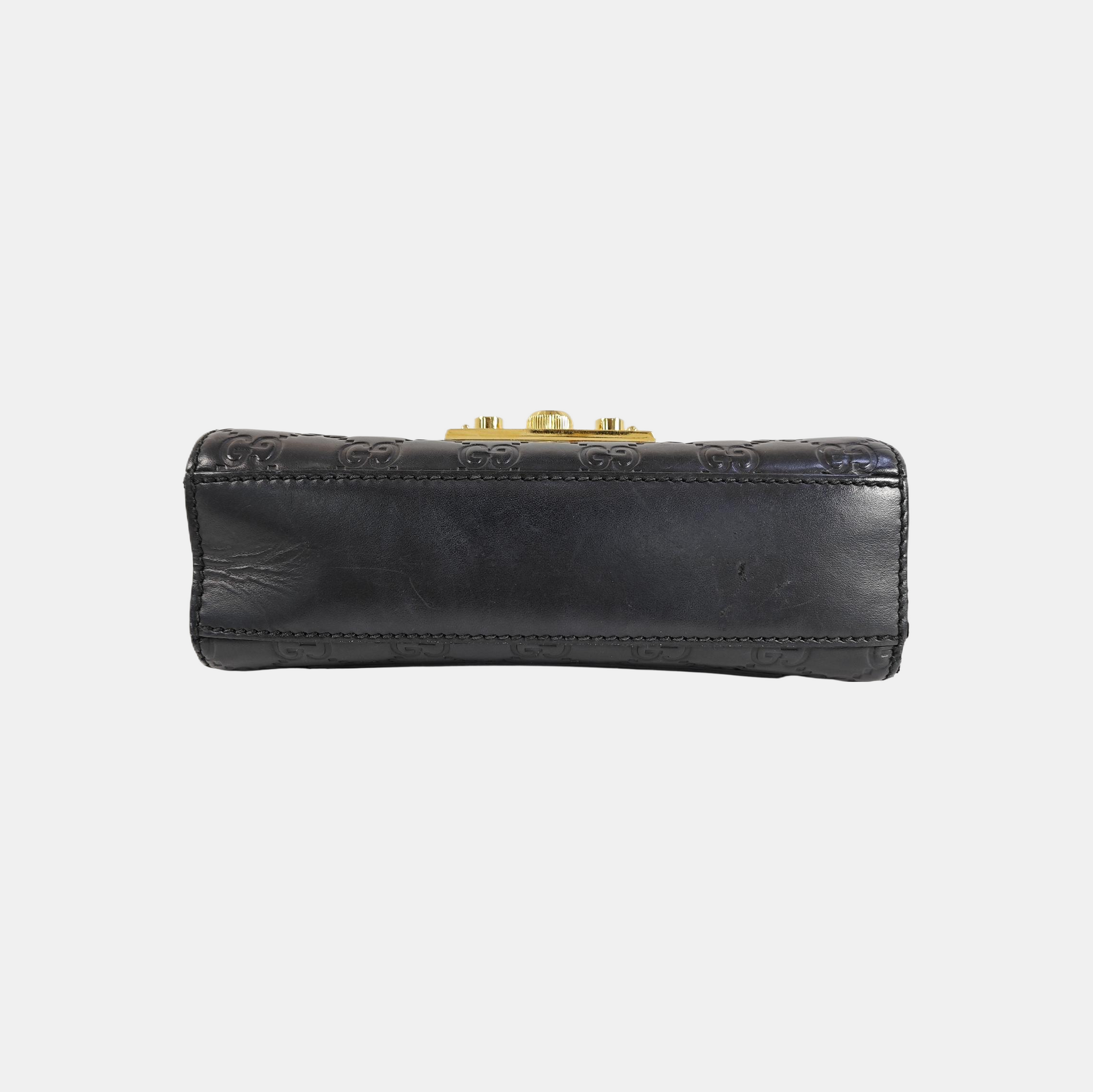 Padlock Small Monogram Calfskin Black