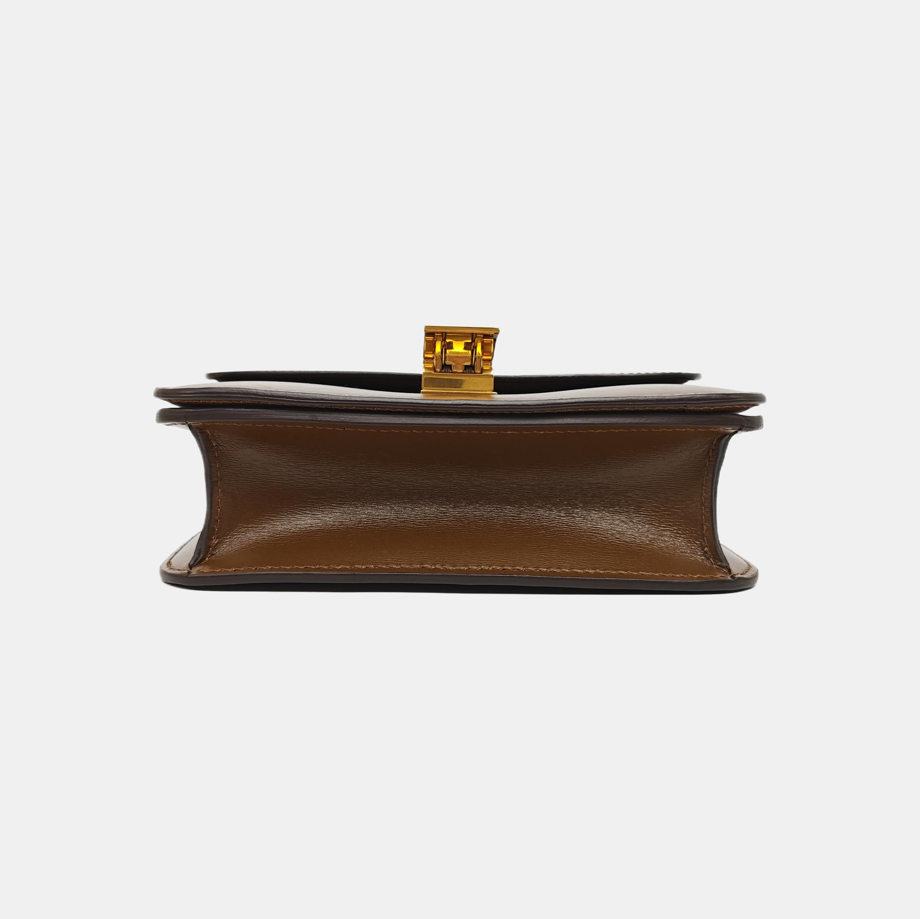 CLASSIC BOX Small Calfskin Brown