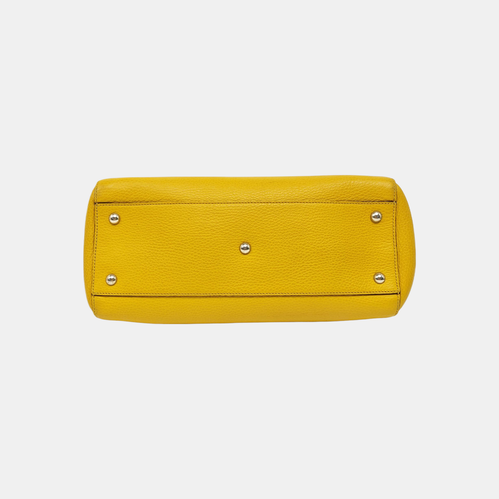 Calfskin Tote Bag Yellow
