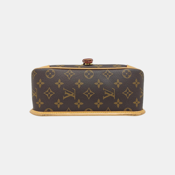 DIANE Monogram Coated Canvas Brown