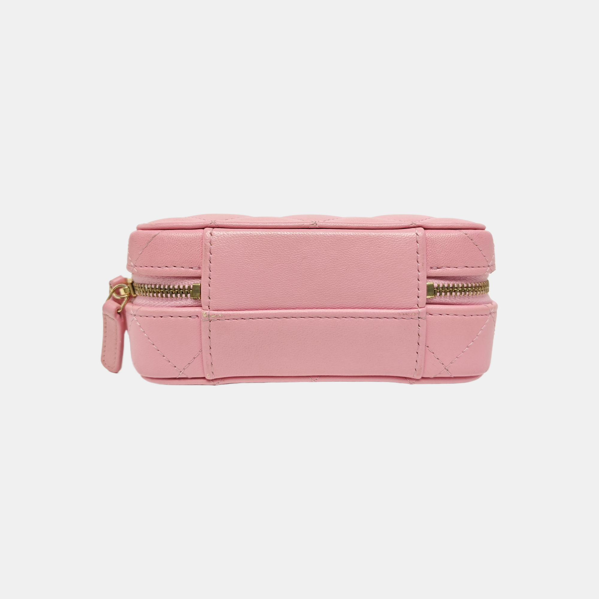 Quilted Lambskin Shoulder Bag Red