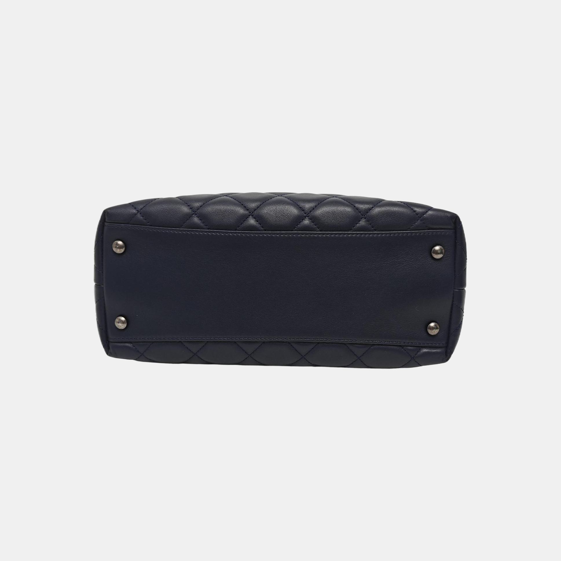 PORTOBELLO Quilted Calfskin Blue