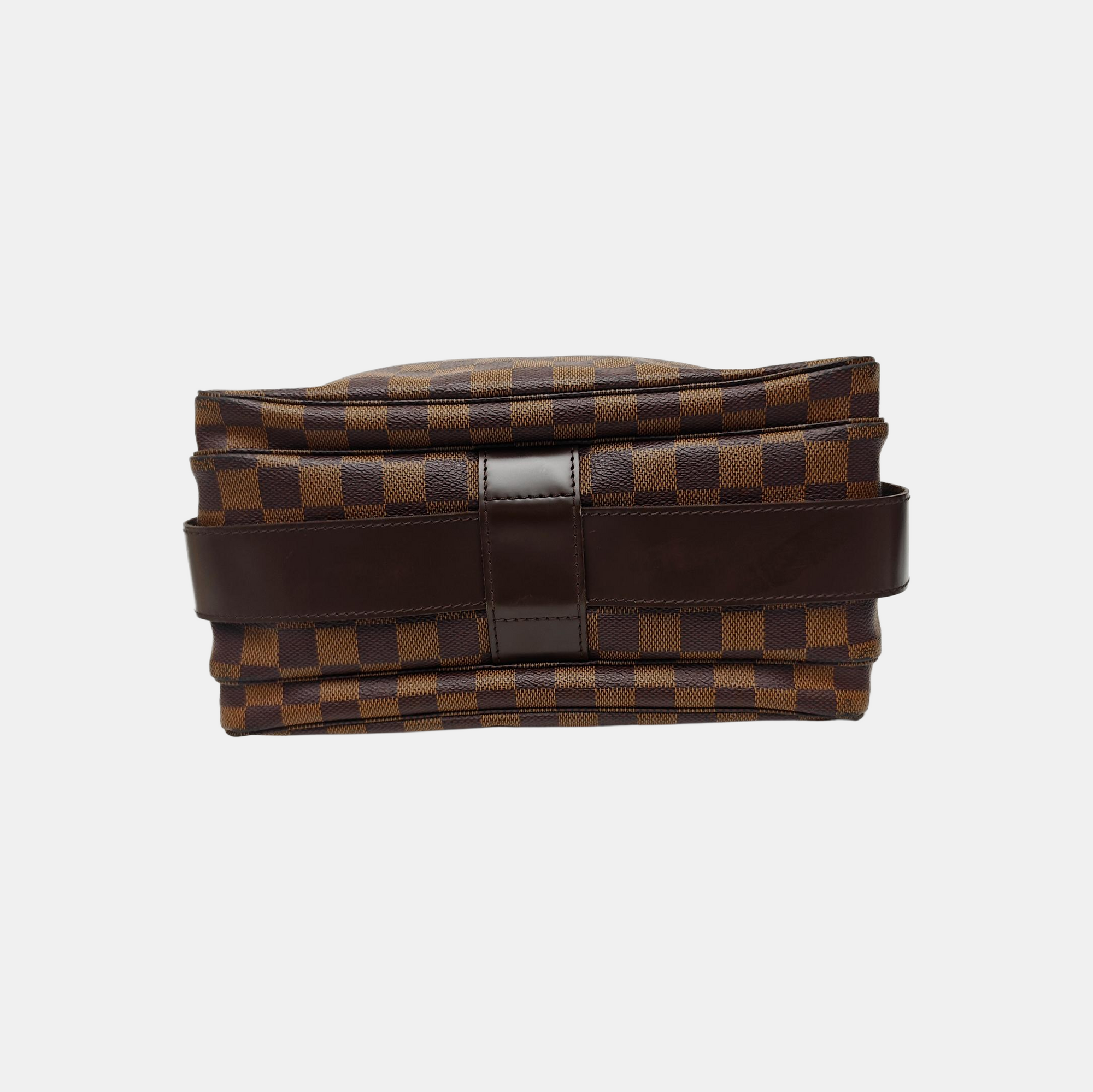 NAVIGLIO MM Damier Ebene Coated Canvas Brown