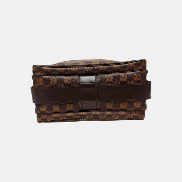 NAVIGLIO MM Damier Ebene Coated Canvas Brown