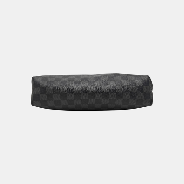MICK Damier Graphite Coated Canvas Gray