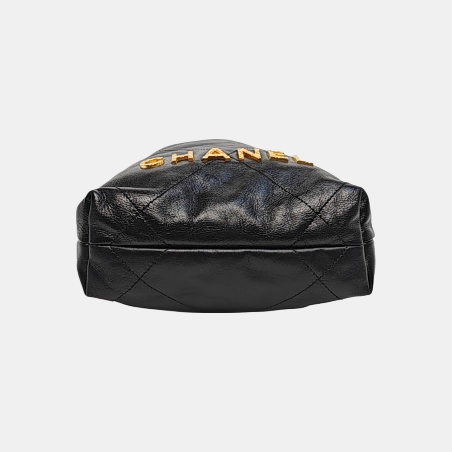 CHANEL 22 Mini Quilted Calfskin Black