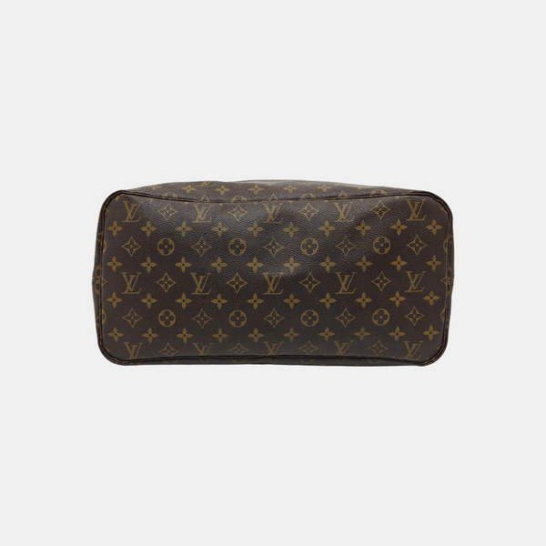 NEVERFULL GM Monogram Coated Canvas Brown