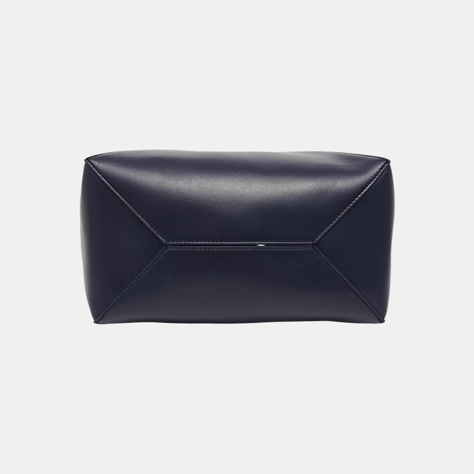 Puzzle Fold Extra Large Quilted Calfskin Blue