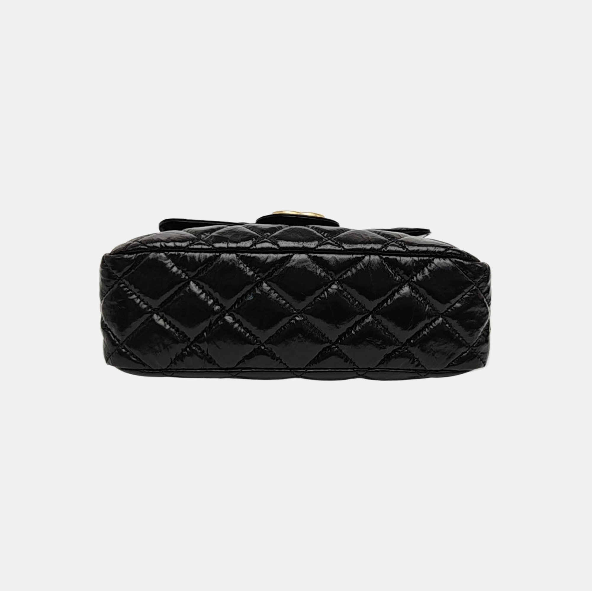 23C HOBO Medium Quilted Calfskin Black