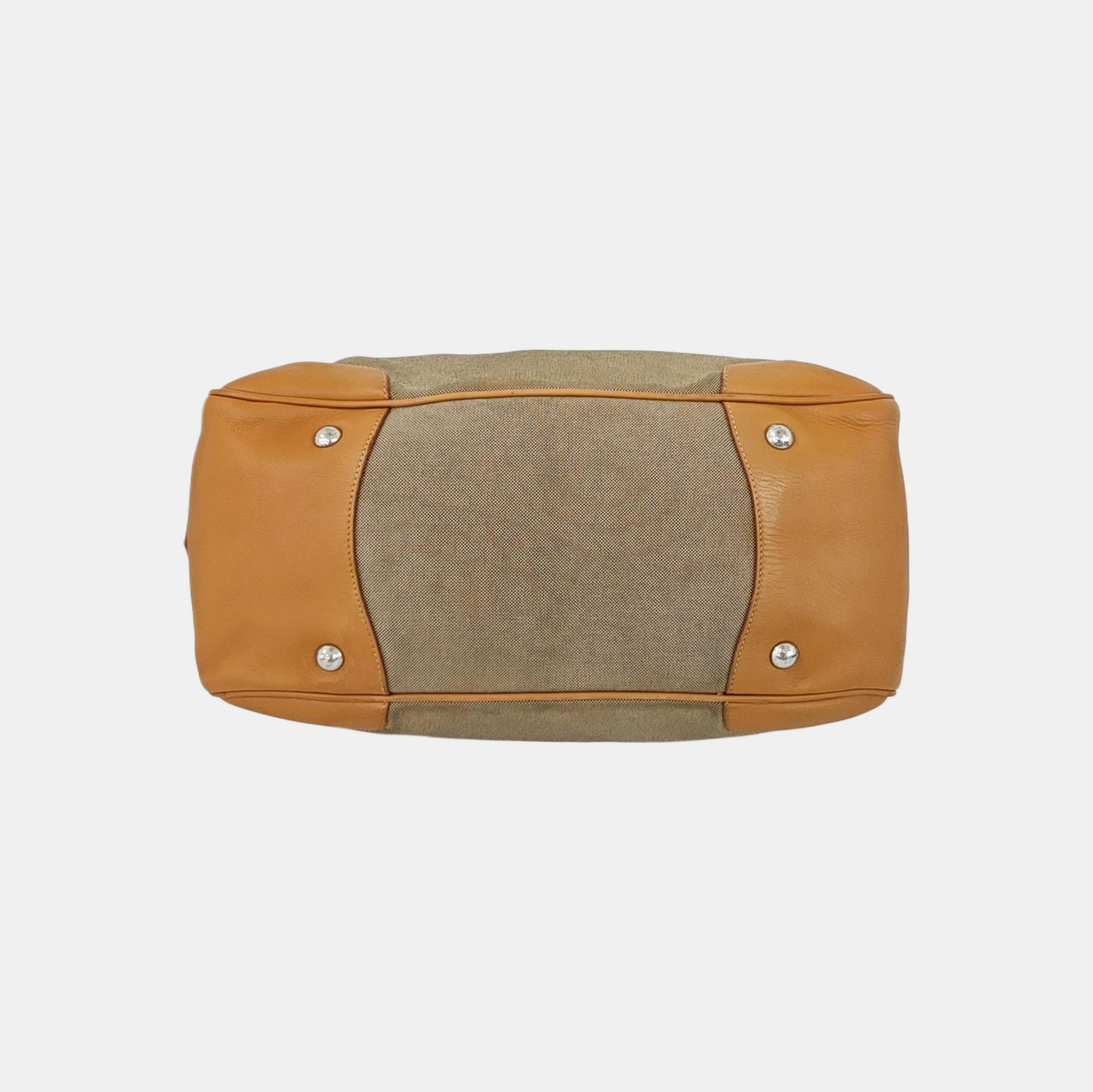 Fabric Tote Bag Brown