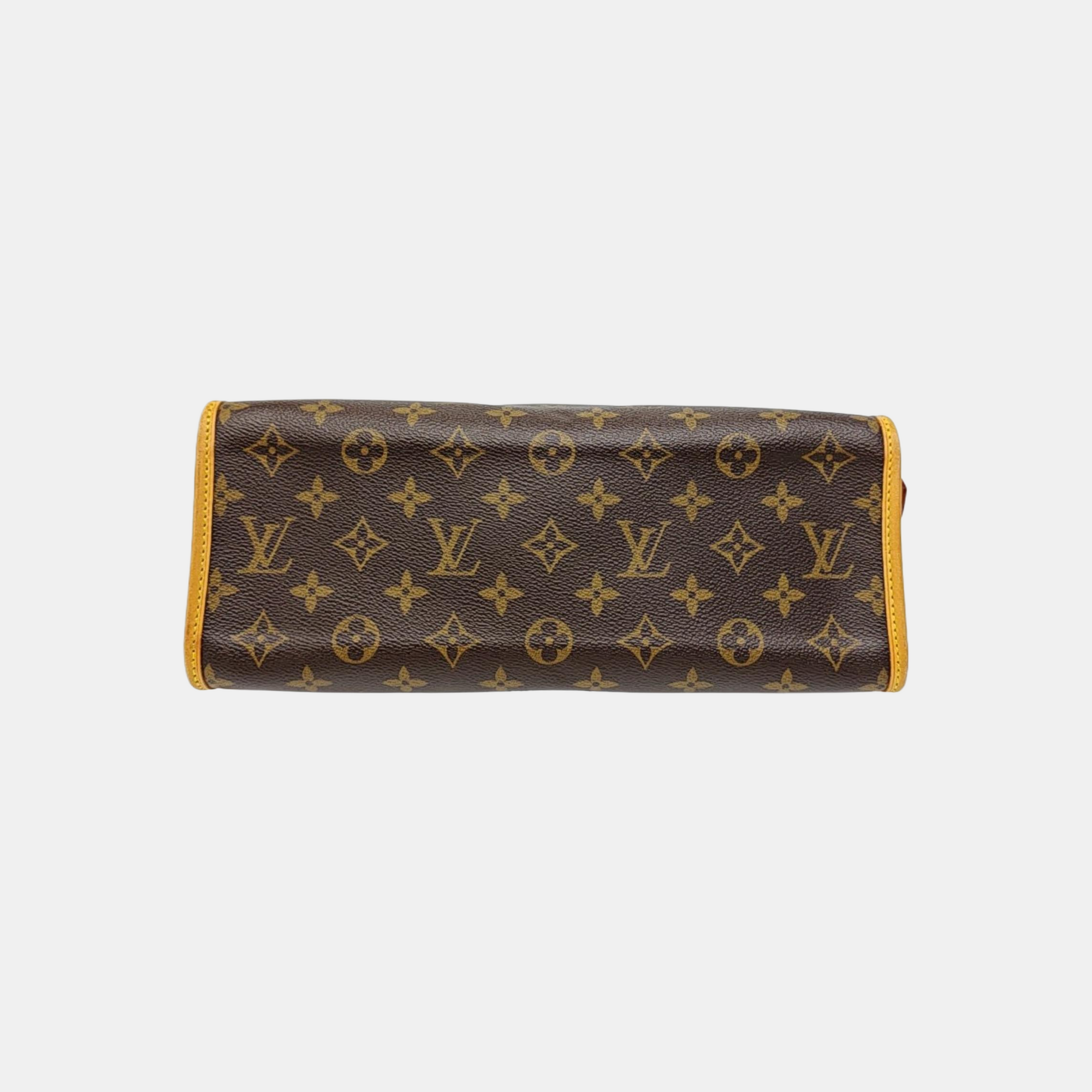 POPINCOURT Monogram Coated Canvas Brown