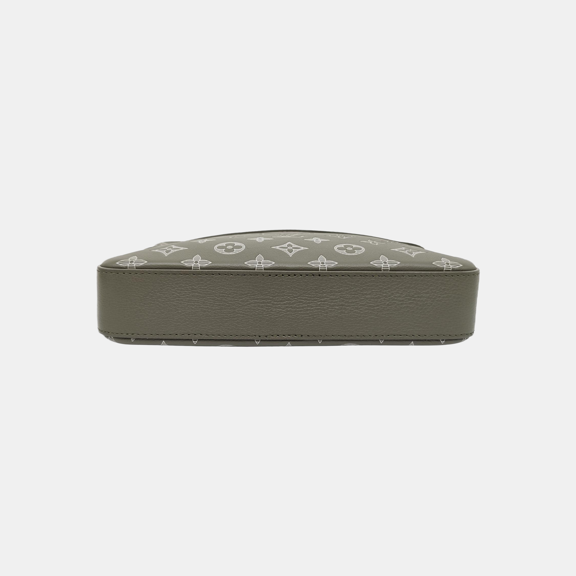 DUO Monogram Calfskin Green