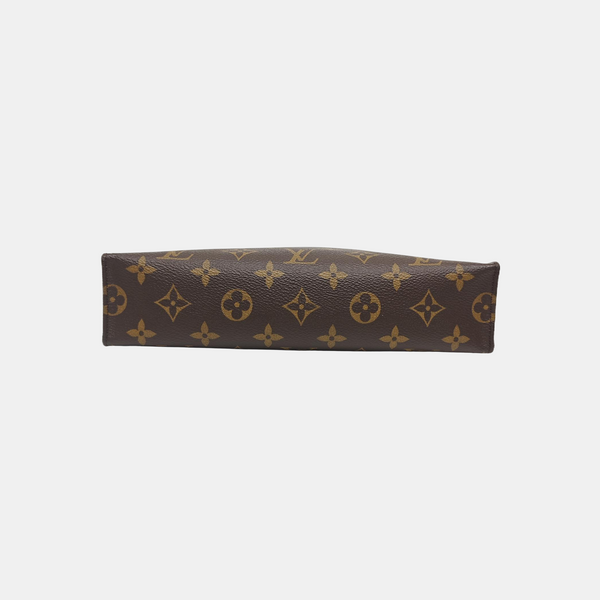 TOILET POCKET 26 Monogram Coated Canvas Brown