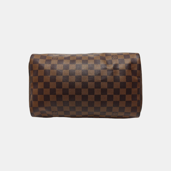SPEEDY 30 Damier Ebene Coated Canvas Brown