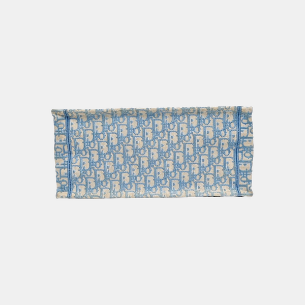 Book Tote Medium Oblique Canvas Blue