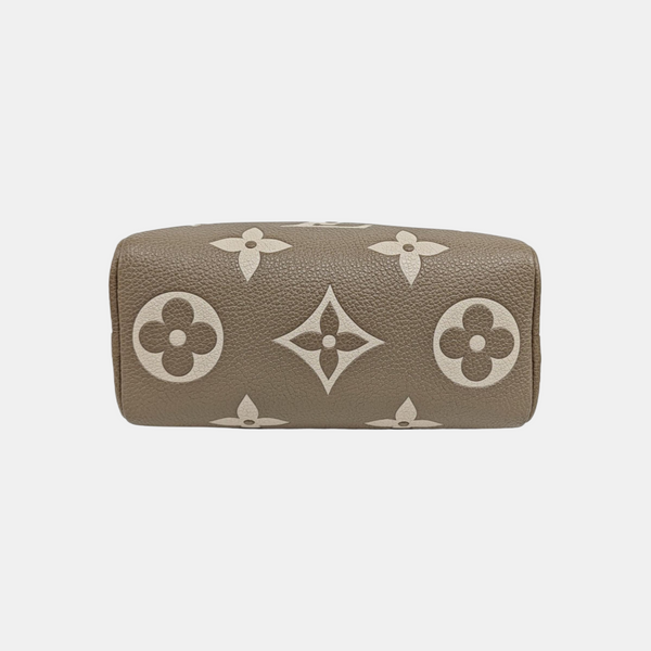 SPEEDY Nano Monogram Calfskin Gray