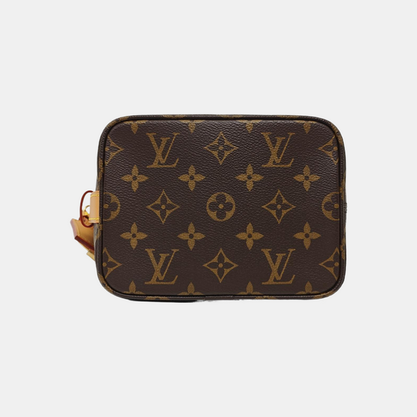 ALL IN BB Monogram Coated Canvas Brown