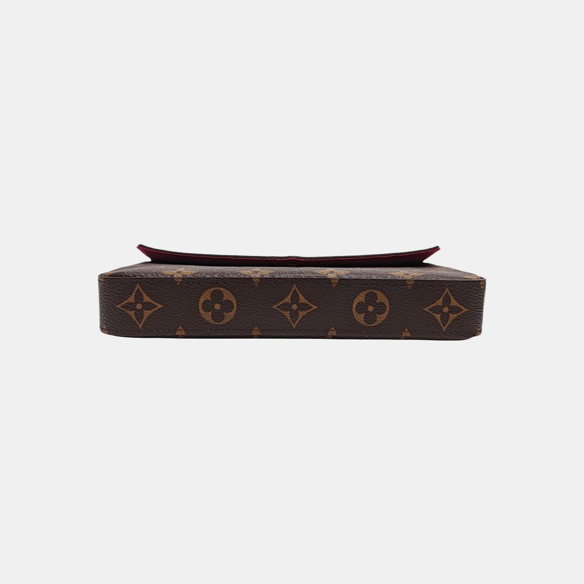 FÉLICIE Monogram Coated Canvas Brown