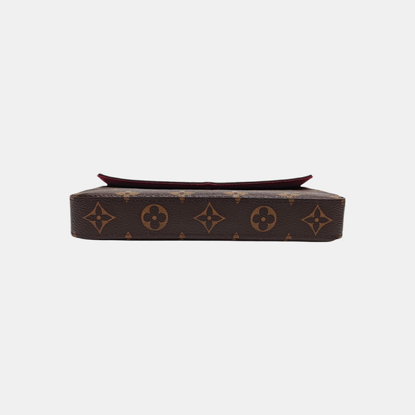 FÉLICIE Monogram Coated Canvas Brown