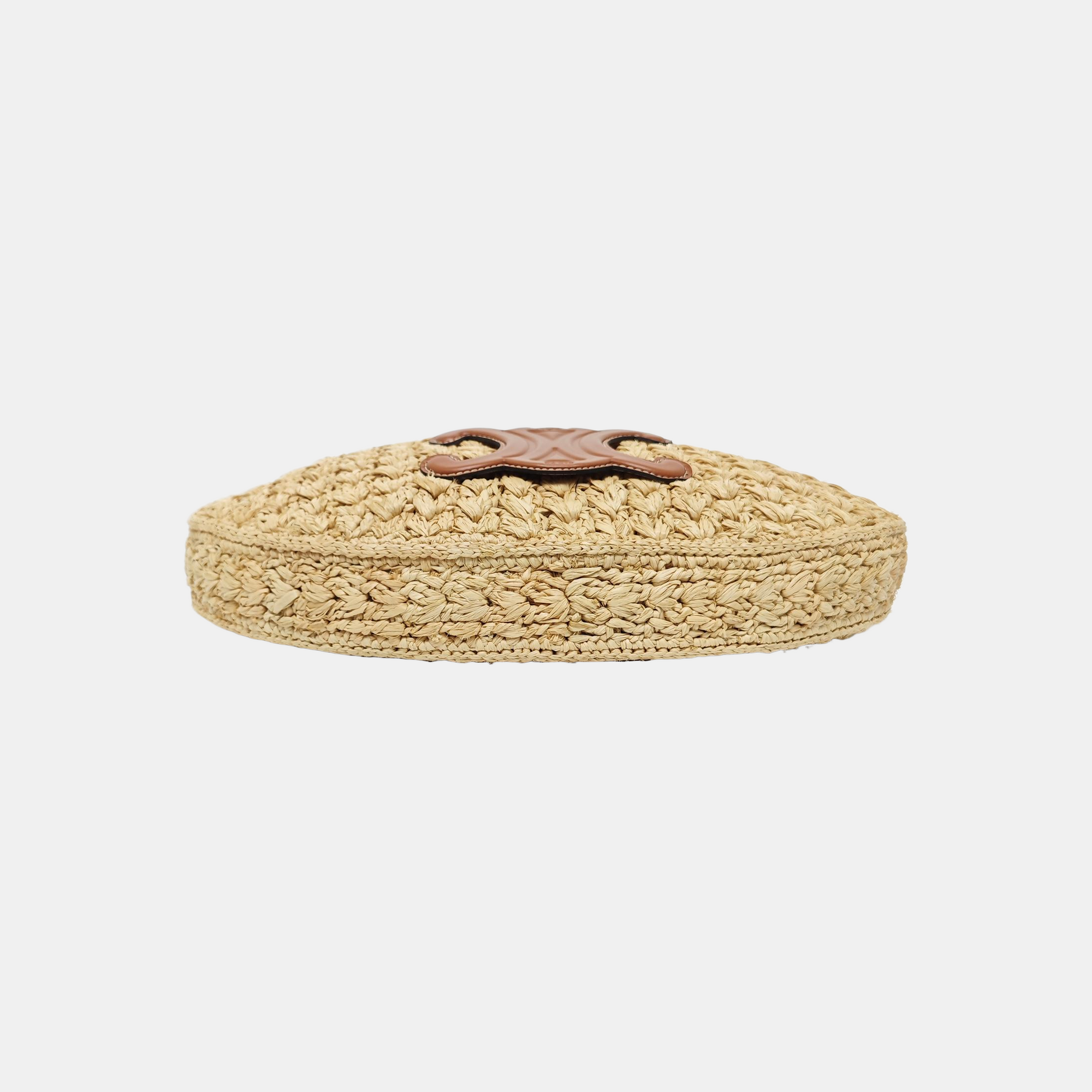 Straw Top Handle Bag Beige
