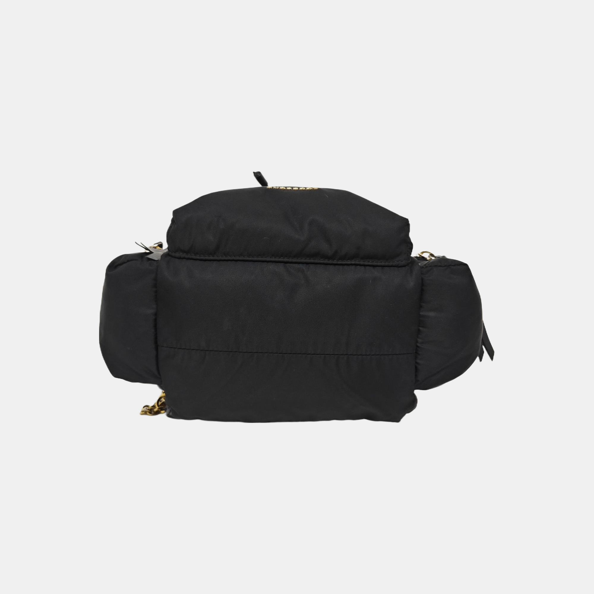 The Rucksack Nylon Black