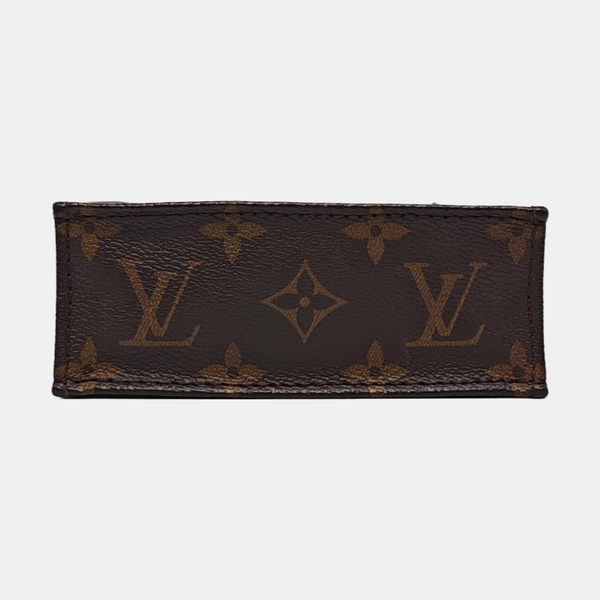 SAC PLAT Mini Monogram Coated Canvas Brown