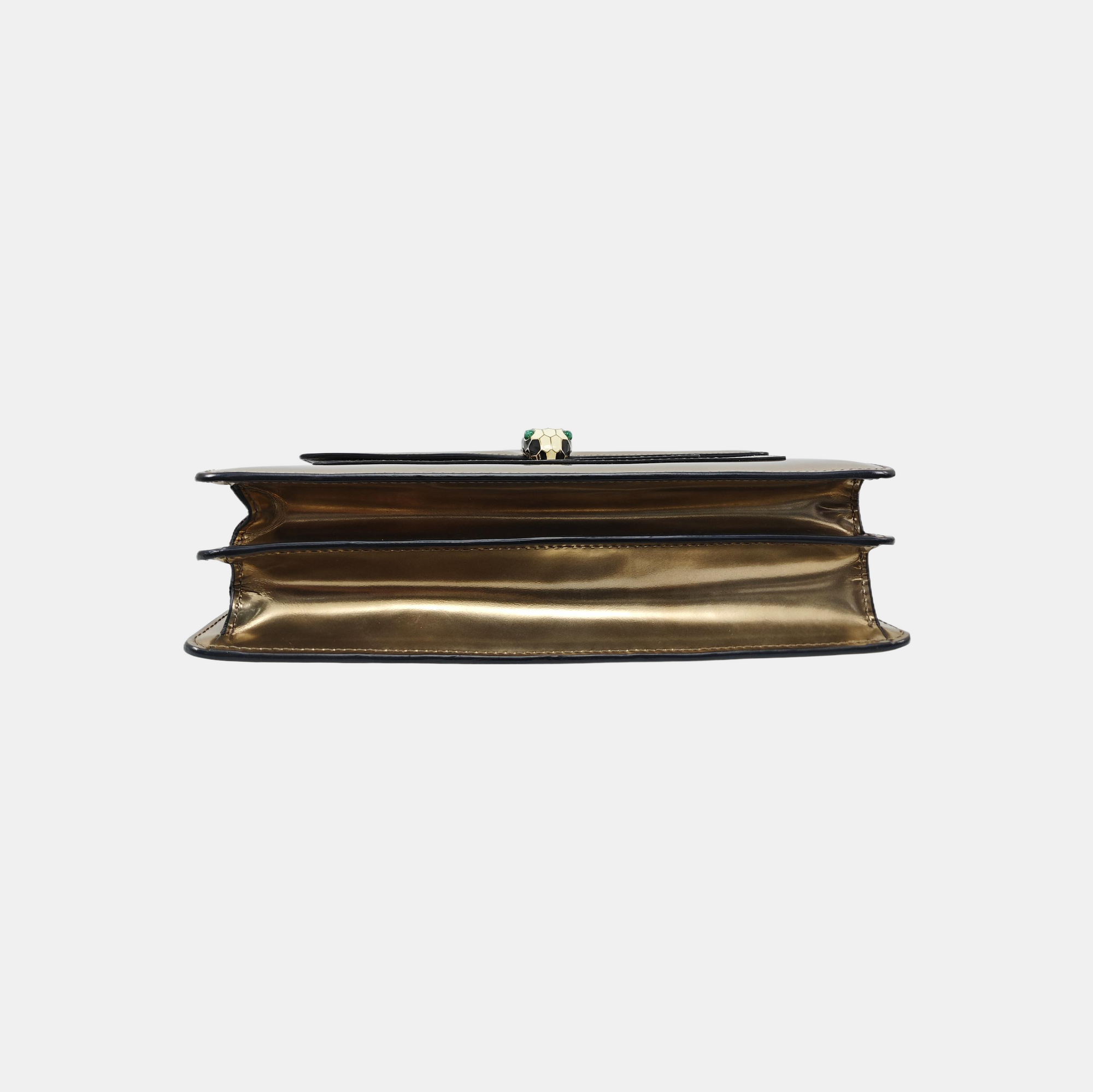 SERPENTI FOREVER Medium Calfskin Beige