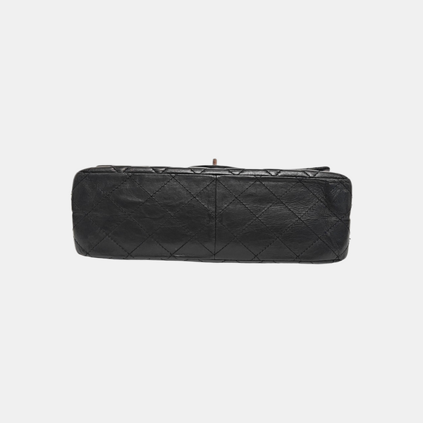 2.55 Maxi Quilted Calfskin Black