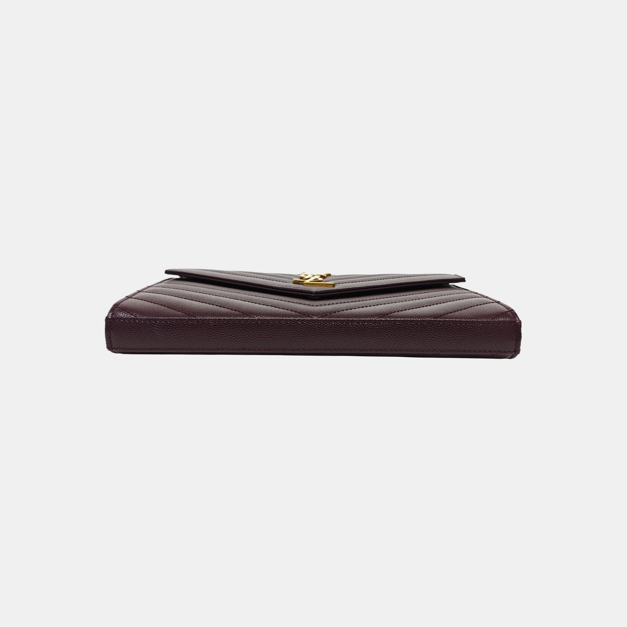 MONOGRAM Medium Chevron Calfskin Red
