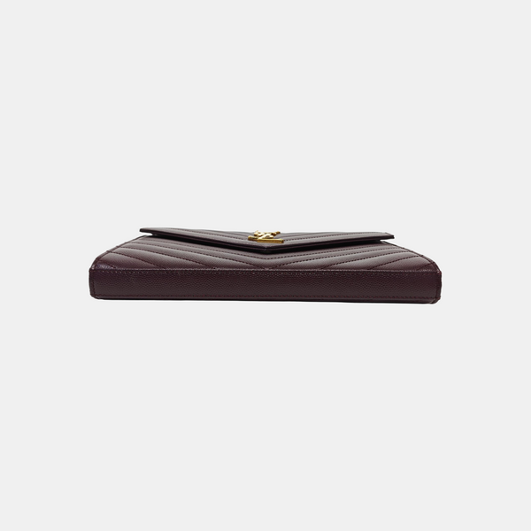 MONOGRAM Medium Chevron Calfskin Red