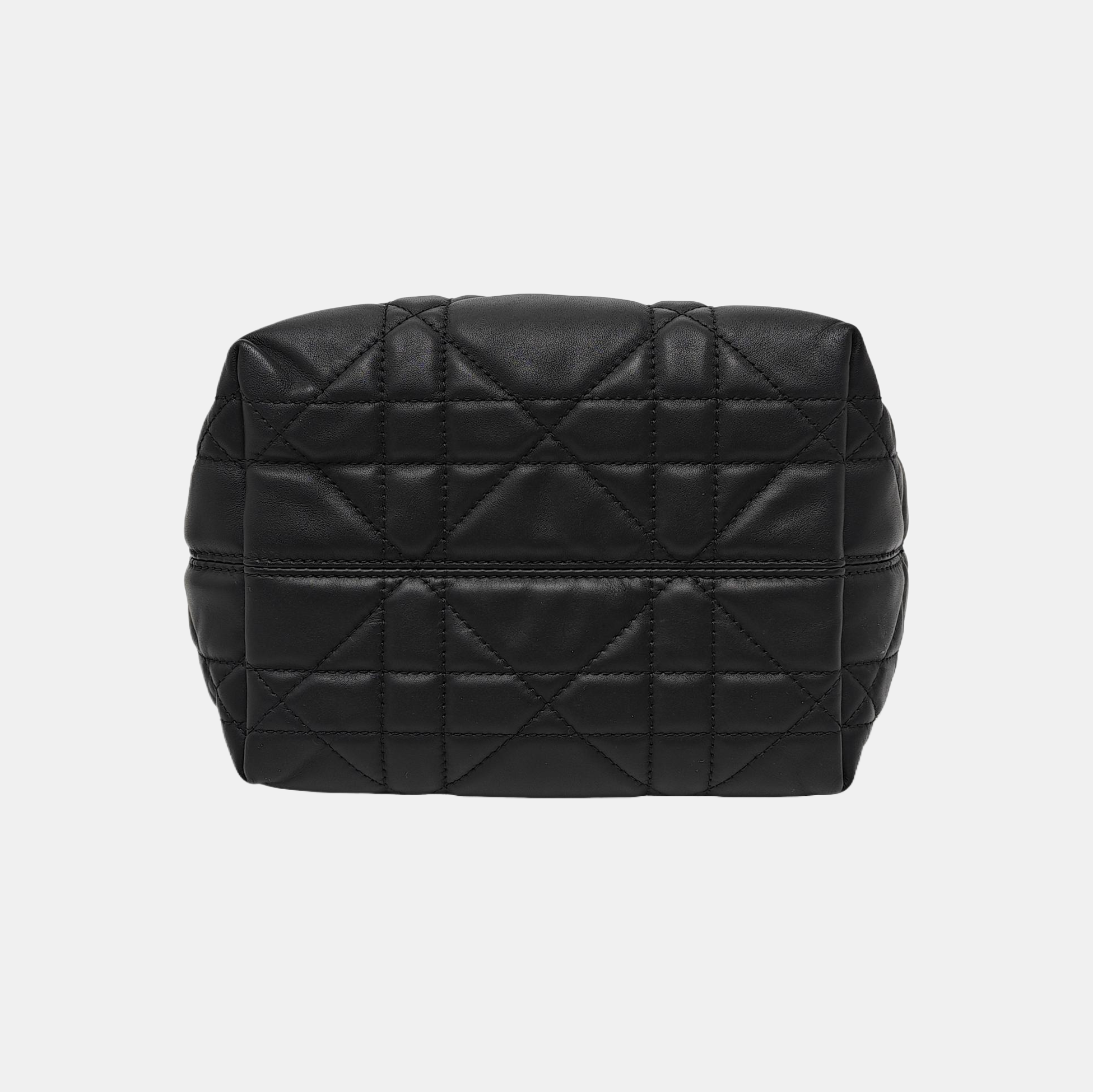 Toujours Small Cannage Calfskin Black
