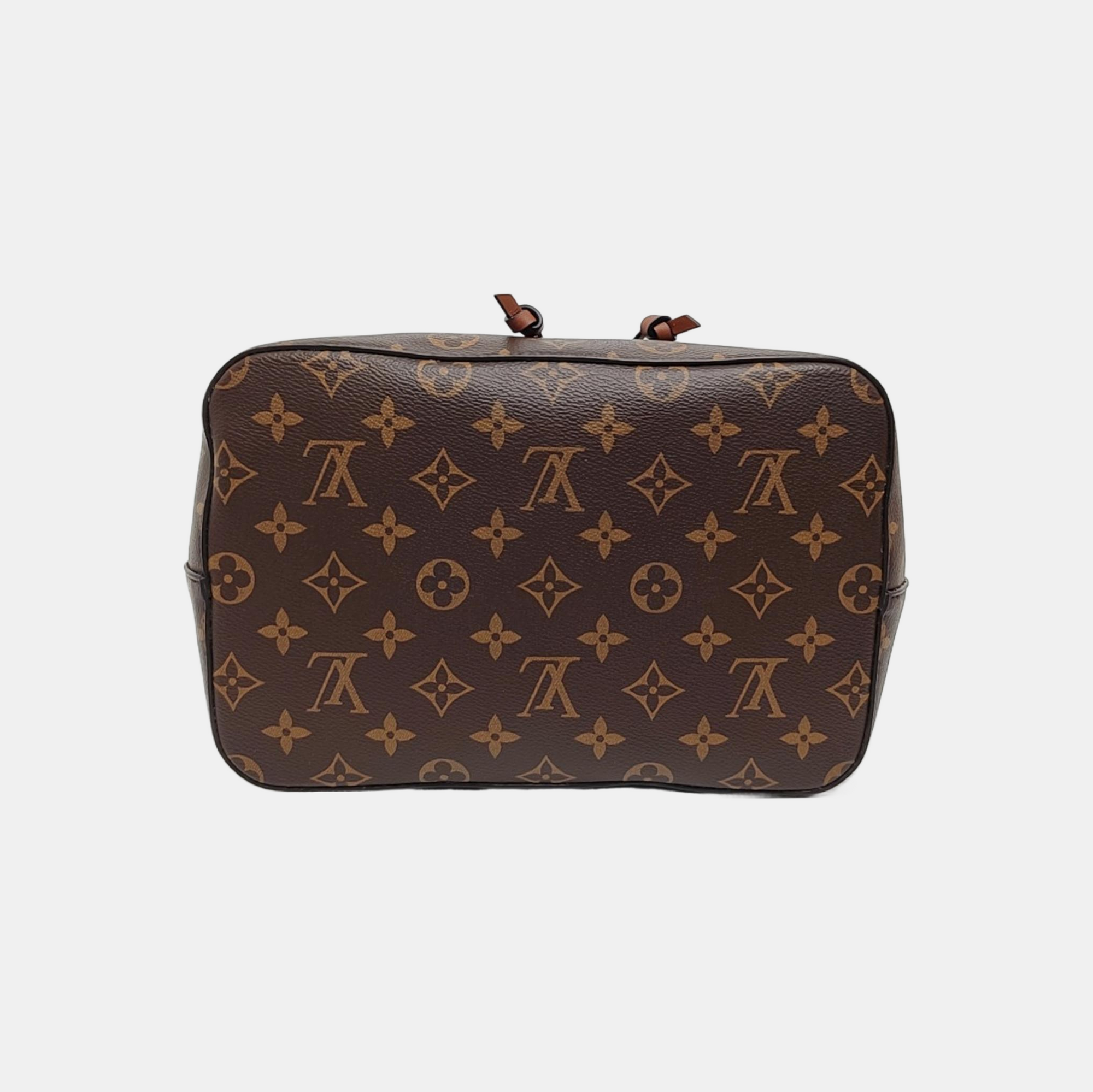 NÉONOÉ MM Monogram Coated Canvas Brown