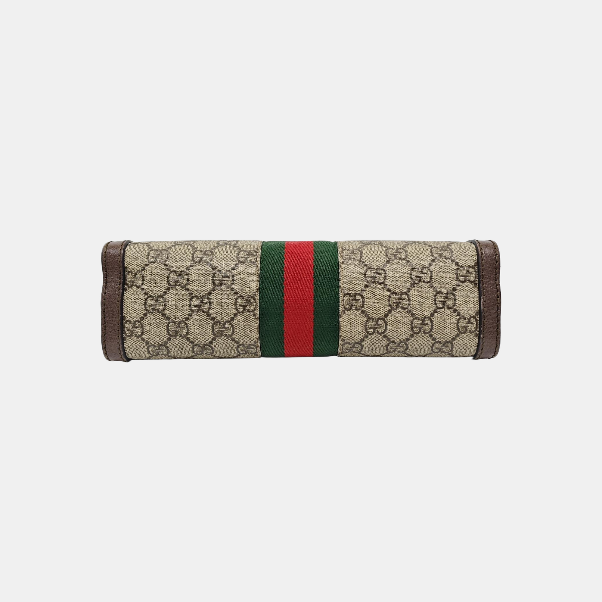 Ophidia Small Monogram Lona Revestida Beige