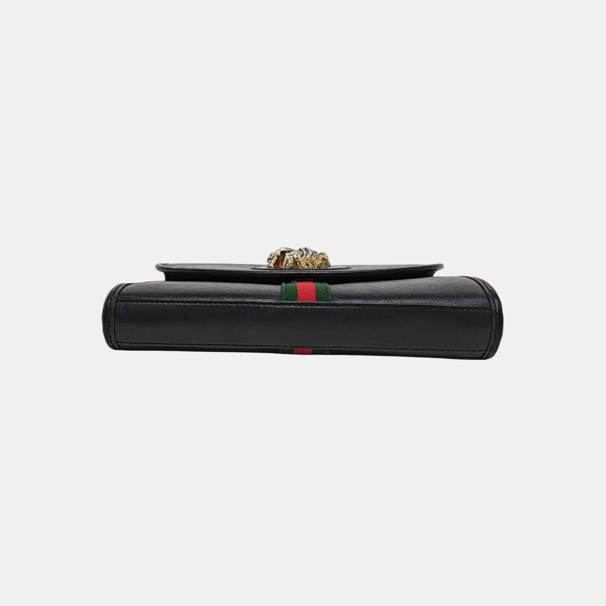 Rajah Small Calfskin Black