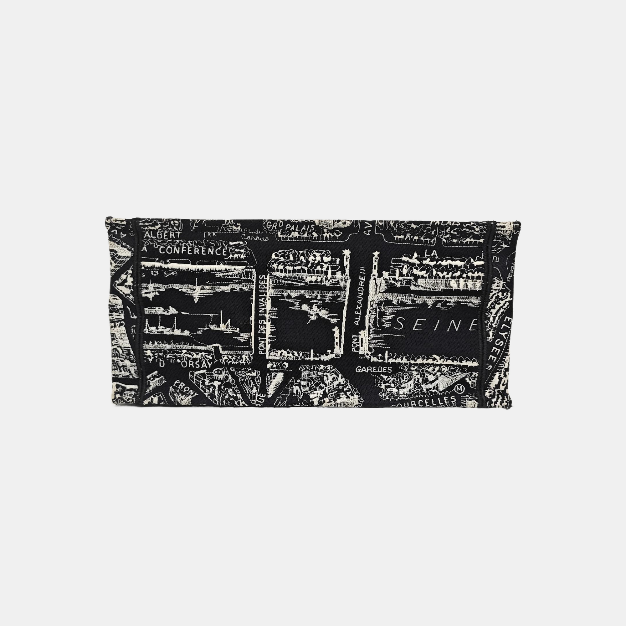 Book Tote Medium Canvas Black
